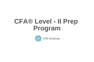 CFA® Level II Prep Course
